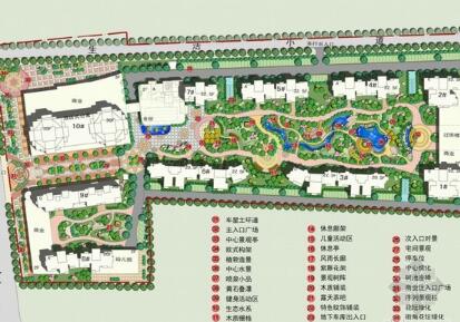 [驻马店]住宅小区景观设计方案-1