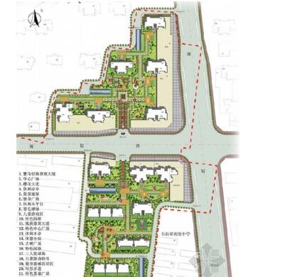 某小区景观概念设计方案-1