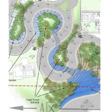 [深圳]花园小区绿化景观设计方案-1