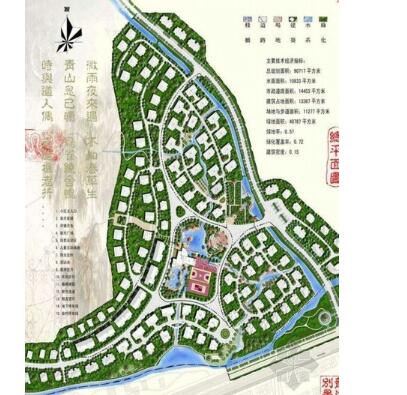 [台州]江南风格别墅区景观规划设计-1