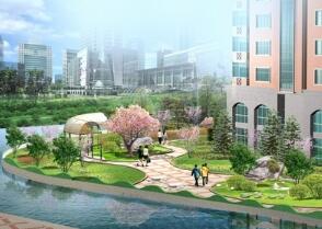 [杭州]商住两用综合社区环境绿化设计-1