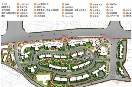 [武汉]中式现代居住区景观扩初设计方案-1