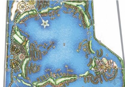 [天津]生态湖面超复合型的水上浮城大型居住社区景观规划...-1