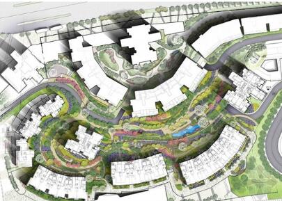[重庆]著名地产项目三期居住区景观概念设计方案（美国著...-1