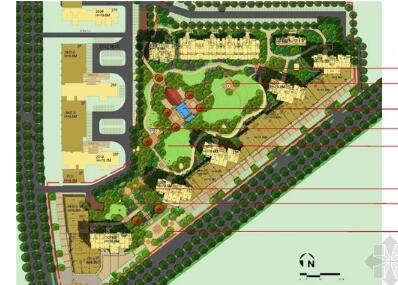 [唐山]泰式园林风格高档居住区景观规划深化设计方案（著...-1
