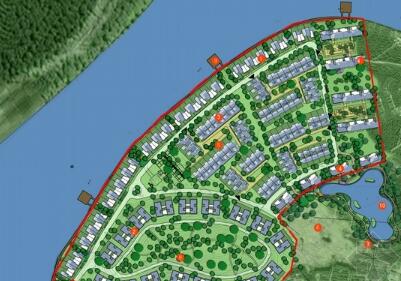 [江西]依山傍水的新概念居住区规划设计方案-1