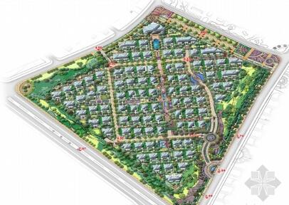 [浙江]现代生态型居住区景观规划设计方案-1
