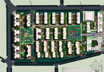 [广西]现代生态亲民小区公园景观设计方案（北京著名公司...-1