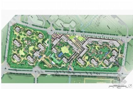 [浙江]现代商建居住区规划设计方案（国内知名设计机构作...-1