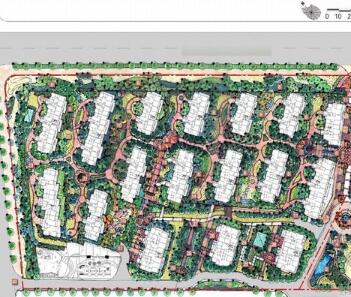 [天津]自然生态休闲居住区景观规划设计方案-1