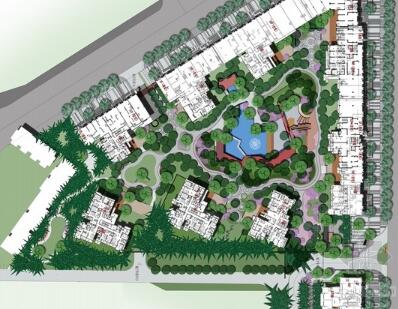 [云南]城市住宅区庭院园林景观环境设计方案-1