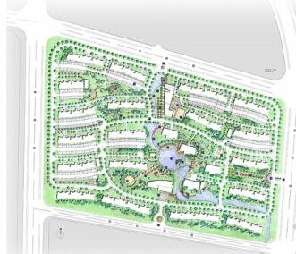 [江苏]现代居住住宅景观规划设计方案-1