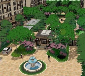 [北京]新古典主义型居住区景观规划设计方案（知名设计单...-1