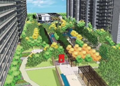[杭州]现代自然和谐居住区景观规划设计方案-1