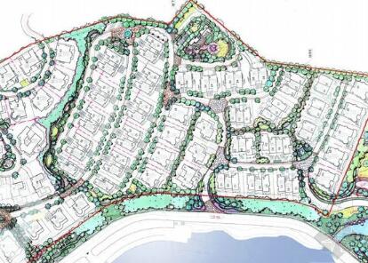 福州临江住宅小区景观概念方案-1