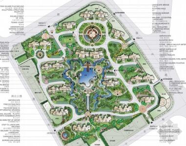 [上海]高级住宅区景观规划设计方案文本-1