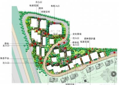 [湖南]西班牙风情别墅区景观方案设计-1