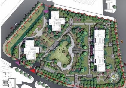 [武汉]典雅住宅小区及售楼处附属绿地景观扩初设计方案（...-1