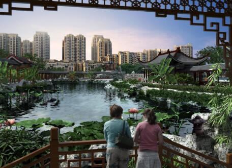 [上海]低密度特色历史文化生态居住区景观设计方案-1