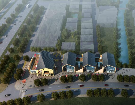 中式园林商业建筑模型3dmax设计-1