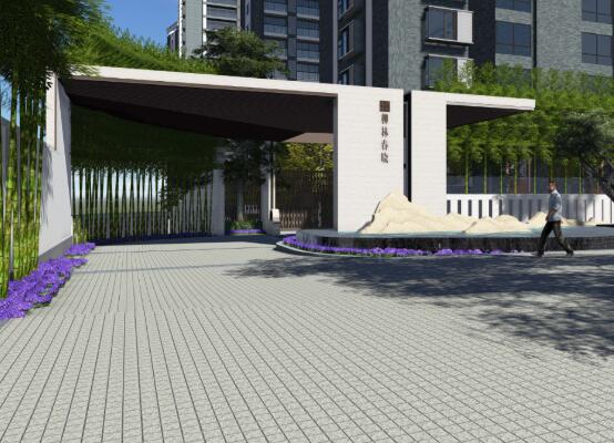 [湖北]柳林春晓居住区景观方案文本设计（PDF+56页）-1