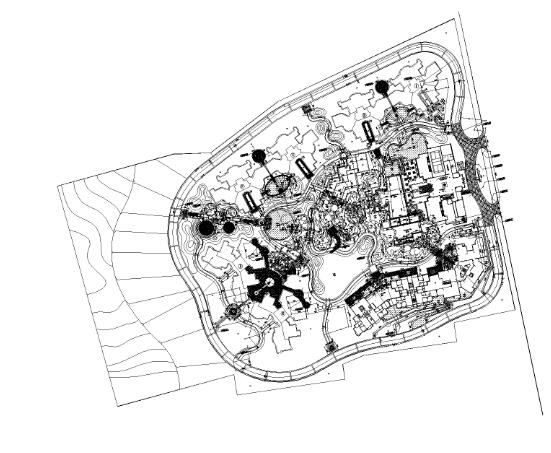 [广东]深圳翠茵豪庭居住区景观CAD施工图-1