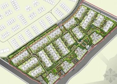 [重庆]欧式风格高档居住区景观设计方案-1