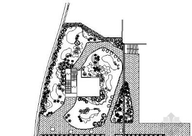 [深圳]某行政办公楼屋顶绿化施工图-1