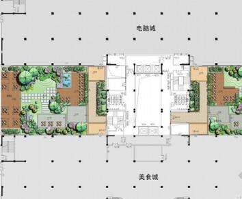 办公大楼空中花园景观设计方案-1