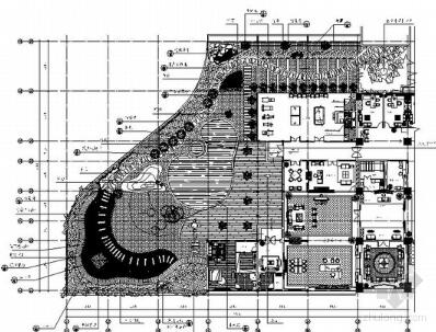 [重庆]交易中心屋顶花园设计施工图-1