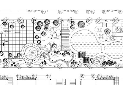36套屋顶花园景观CAD平面图（各类型的屋顶花园）11-2...-1