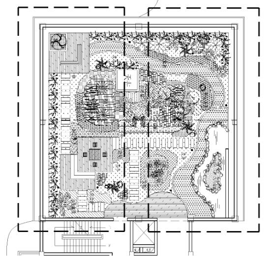 ​21套屋顶花园CAD施工图（9）-1