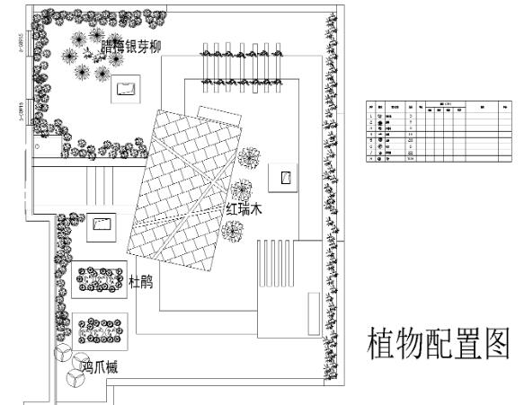 21套屋顶花园CAD施工图（6）-1