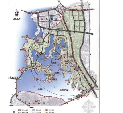 东湖某景区景观规划设计方案-1