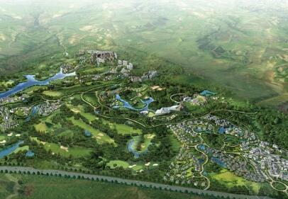 [安徽]商务型养生度假村景观规划设计方案-1