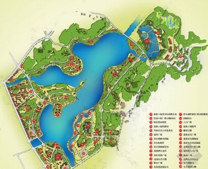 [长沙]国际生态温泉休闲旅游度假区概念性景观规划设计方...-1