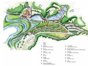 武汉风景区规划景观设计全套方案-1