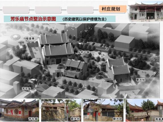 [福建]某市城厢区华亭镇园头村村庄规划景观方案设计文本...-1