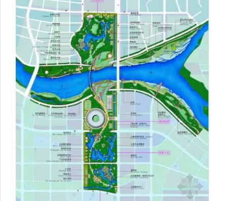 [佛山]市中央公园及滨河公园规划设计-1