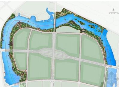 [广东]滨湖生态休闲综合性环状公园景观规划设计方案-1