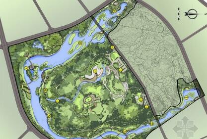 [贵州]滨水生态湿地公园景观规划设计方案-1