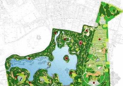 [北京]南城绿肺低碳生活理念的郊野公园景观规划设计方案-1