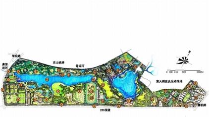 [唐山]体育休闲示范区园林景观设计规划方案-1