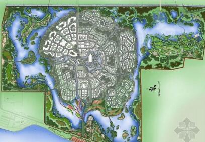 [山东]城市生态文化综合性湿地公园景观规划设计方案-1