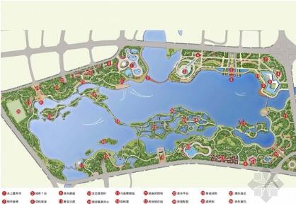 [福建]闽台文化都市滨水中央公园景观规划设计方案-1