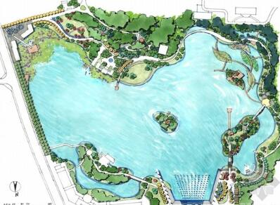 [湖南]环湖活力公园景观规划设计方案-1