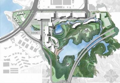 [深圳]城市滨水生态休闲湿地公园景观规划设计方案-1