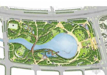 [南京]和谐自然型生态公园景观规划设计方案（知名设计单...-1