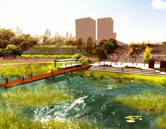[山西]滨河崖壁生态立体化湿地公园景观设计方案-1