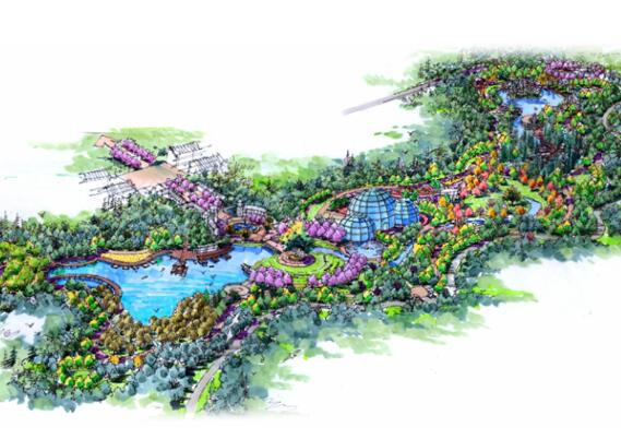 [四川]峨眉山市植物公园景观规划设计（科普公园+水上游...-1